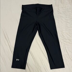 Under Armour Midnight Black Athletic Capris